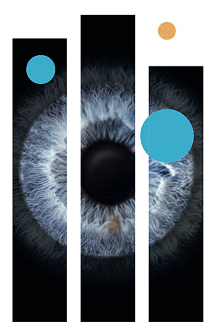 ojo en tonos azules que es la portada del ebook de retina